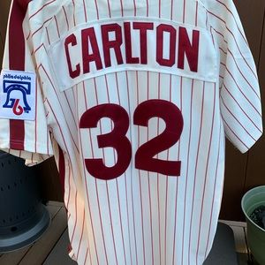 Mitchell and Ness Philadelphia Phillies Steve Carlton Jersey 48/M